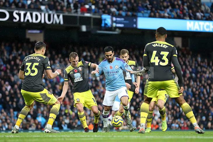 جوندوجان مانشستر سيتي ساوثهامبتون